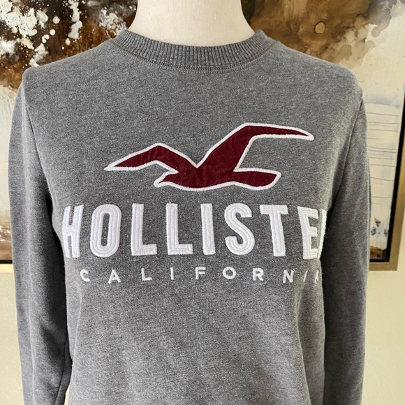 Hollister crew neck sweat shirt size XS EC - Picture 2 of 8